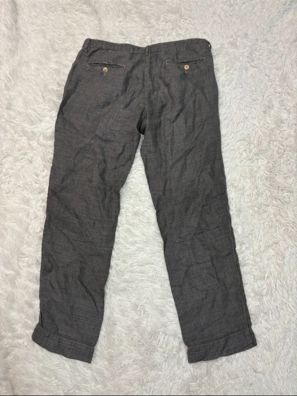 Massimo Alba Men's Gray Casual Dress Pants